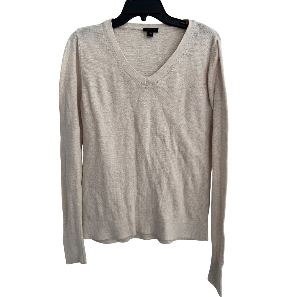 Ann Taylor Women's V-Neck Long Sleeve Casual‎ Knit Sweater
